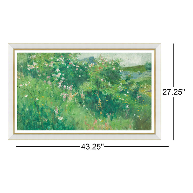 «Summer Landscape», reproduction d'impression encadrée