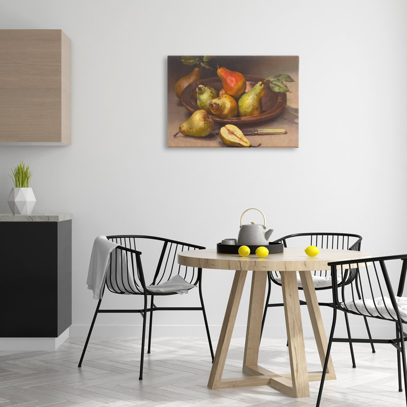  Art mural classique sur toile, "Poires classiques" par Tina Higgins Designs, Inc., H 20 po x l 30 po