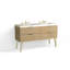 Avila 60" W Freestanding Double Bathroom Vanity with Dawson Leg-66413753-66413745-31049740