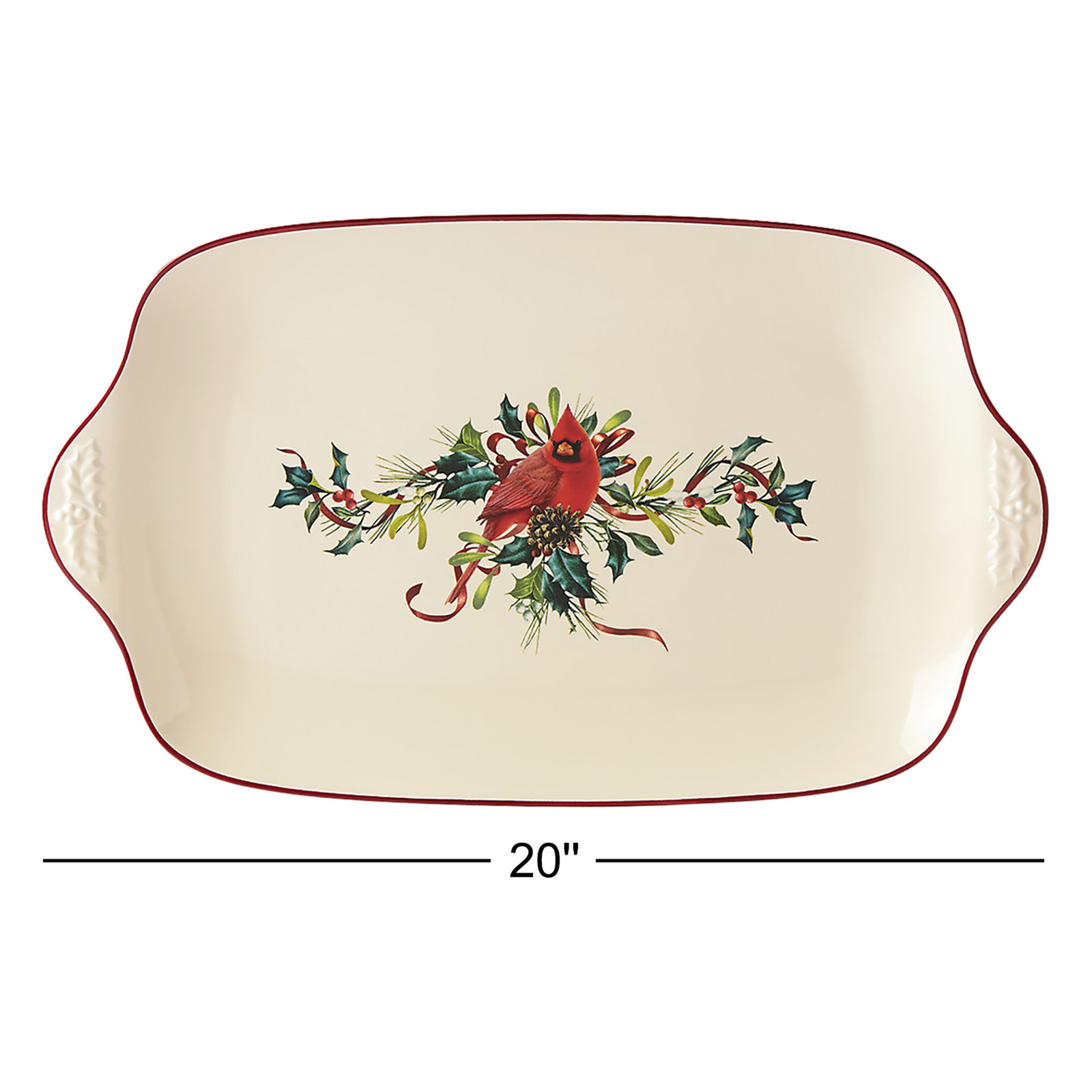 Winter Greetings Porcelain Platter
