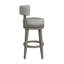 Tabouret pivotant en bois Wendover-561389090