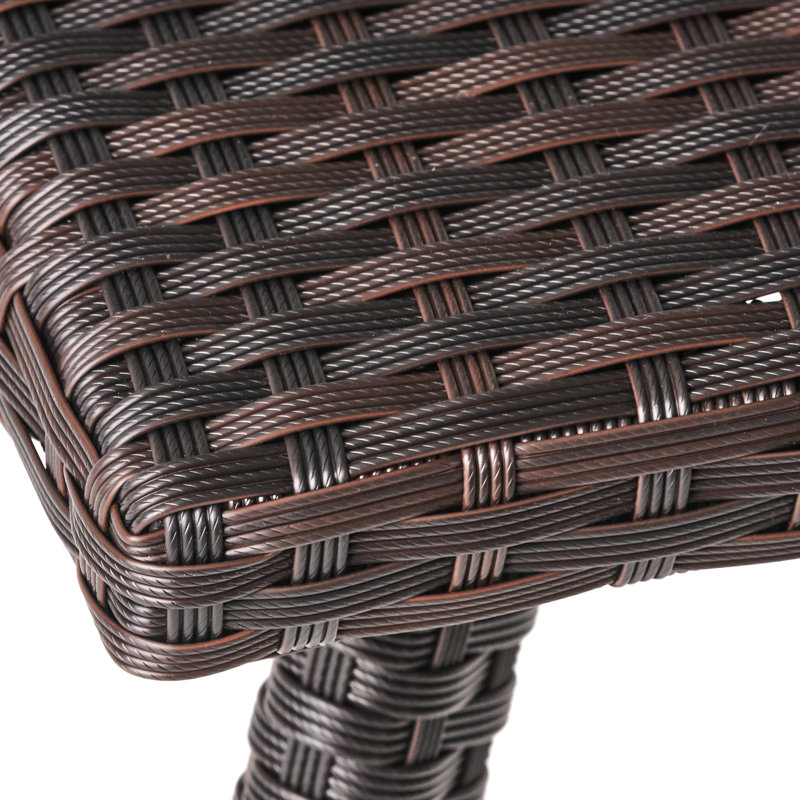 Table d'appoint brune - pour l'extérieur en fer et en fer, brun, thème assorti