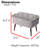 Velvet Ottoman
