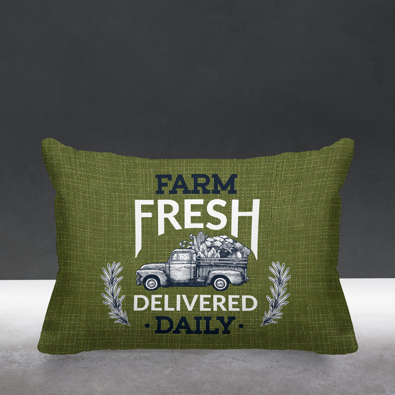 Coussin intérieur / extérieur Ringo Farm, Vert