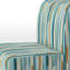 Fauteuil de chambre Serene Stripes - Rembourré