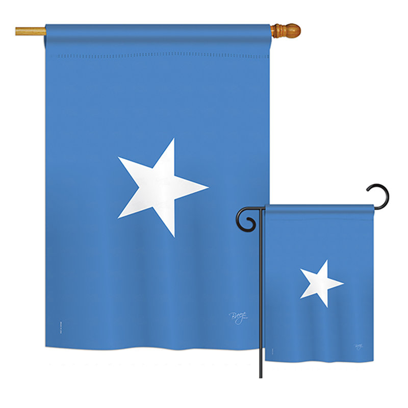Drapeau de polyester vertical décoratif 2 côtés somalie of the world