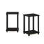 Table de chevet simpliste Furinno, table de chevet, espresso / noir, ensemble de 2-1231004327-1230961484