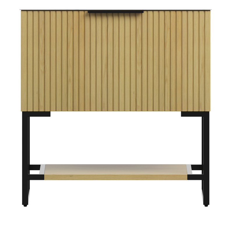 Armoire autoportante en contreplaqué de 30 po sans lavabo, couleur grain de bois chêne Corolla
