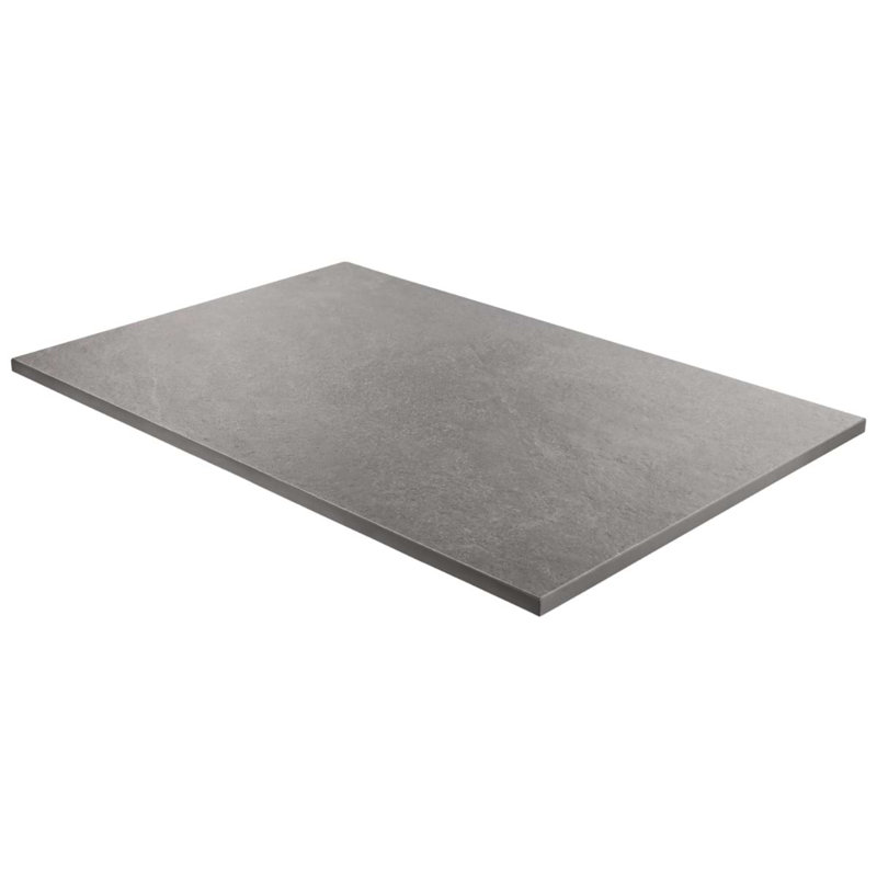 Era 24x36 Matte Limestone Look Porcelain Paver, Silver Gray