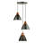 3 - Light Black Shaded Pendant