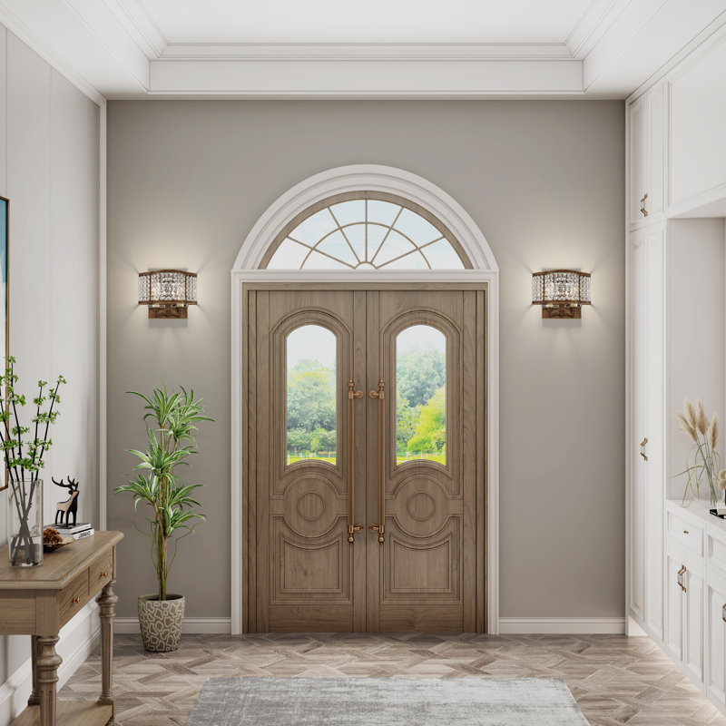 Belisle Flush Mounted Sconce, Palacial Bronze