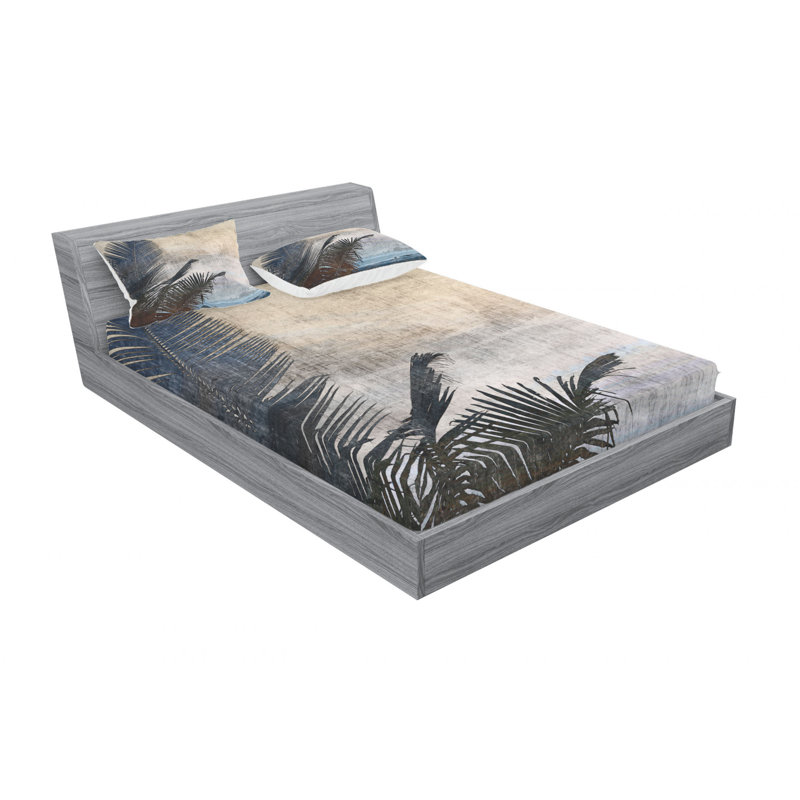 Microfiber Sheet Set, Queen Sheet Set with Fitted Sheet