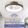 Yeadon 20'' Dianeshia Flush Mount Dimmable Ceiling Fan with LED Lights