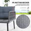 8-Seater Rattan Garden Furniture Set with Sofa-1928170156