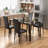 3 - Piece Glass Top Dining Set-833953736