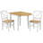 Castellon 2 - Person Extendable Four Leg Base Dining Set-93751147