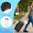 Dance Bag with Garment Rack and Curtain, 29" Rolling Dance Competition Duffle Bag with Garment Rack | Portable Dance Changing Room Suitcase for Dancers Athlete Livestreamer Cheerleaders-1060592212