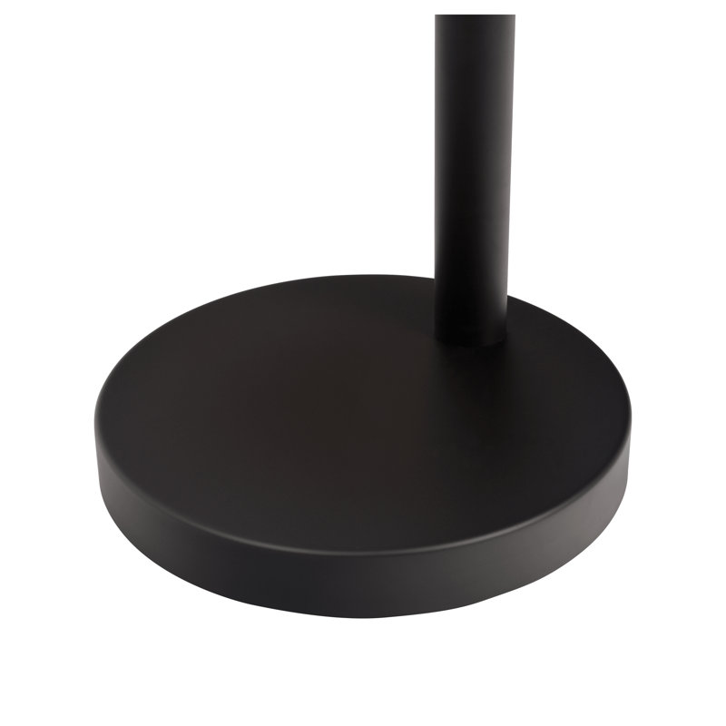Lampe sur pied à 3 branches Royal avec finition bronze huilé et abat-jour en lin Royal, interrupteur rotatif à 4 voies pour éclairage réglable