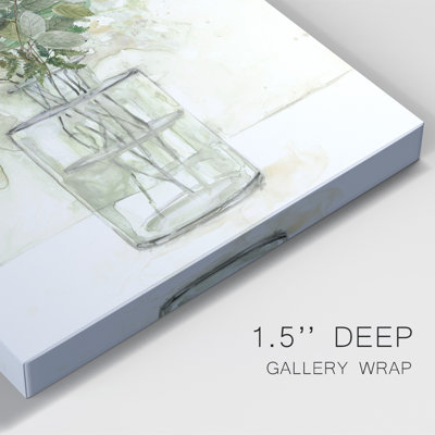 «Delicate Greenery I», reproduction sur toile tendue