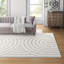 Tapis beige à poils longs Bartletto-125476102-125476098