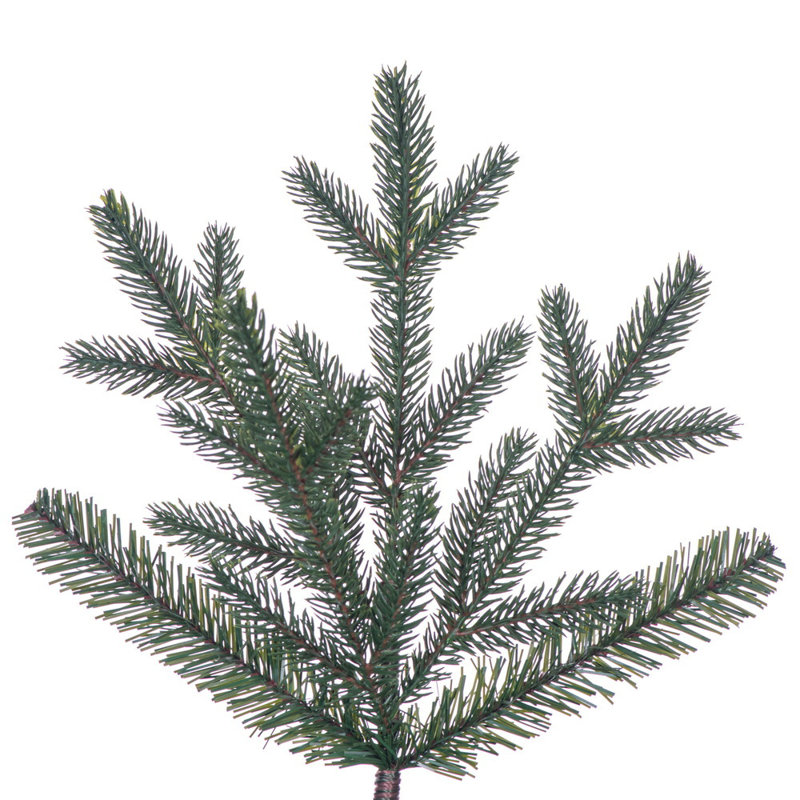 Vickerman 6.5' x 51" Colorado Fir Artificial UnLit Christmas Tree with 1886 Realistic Blend of PE/PVC Tips, Metal Hinged Branches, Folding Metal Tree Stand