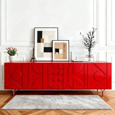 Italian Minimalist Art TV Cabinet