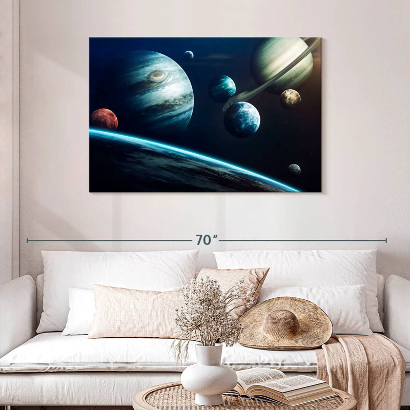 Nos planètes du système solaire, H 30 po x l 45 po