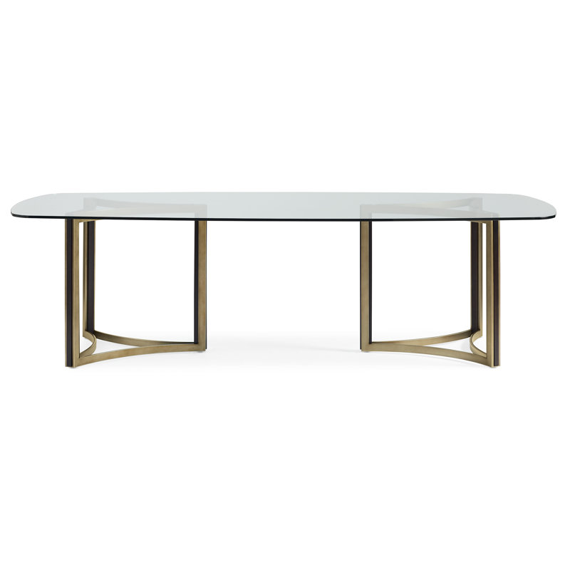 Modern Remix Glass Dining Table