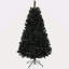 Arbre de Noël artificiel de 6 pi de hauteur, arbre de Noël non éclairé avec 1000 pointes de branches, ouverture automatique, base en acier, décoration des Fêtes pour bureau personnel, noir-118034233-118034234