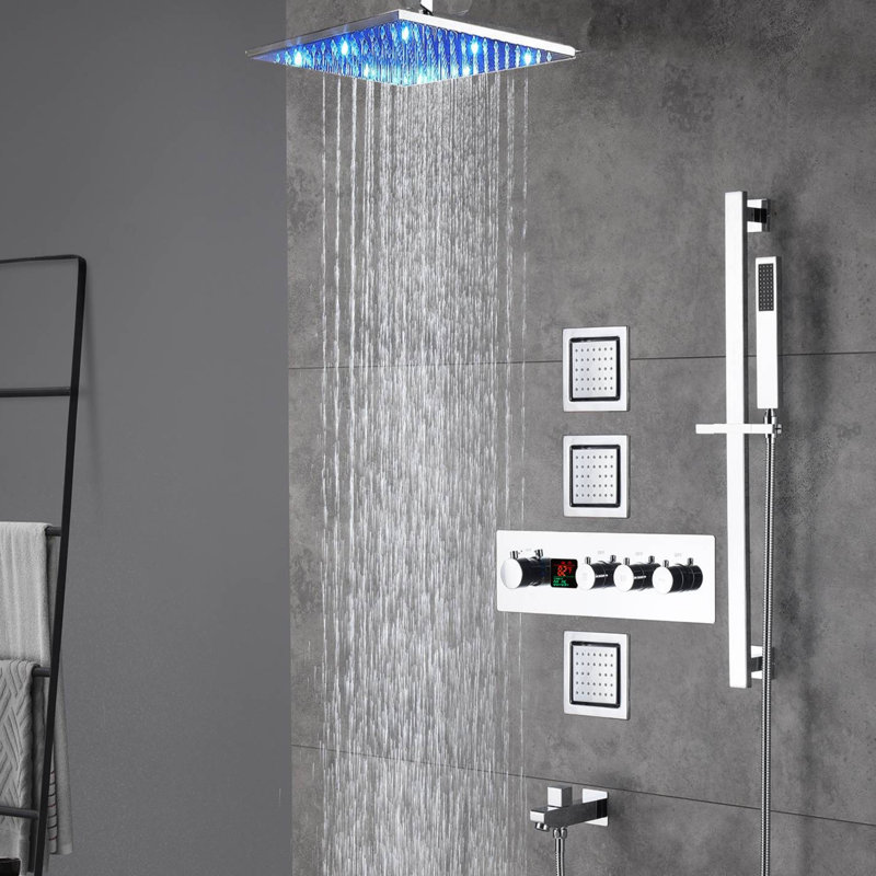 Thermostatic All-In-One Kit with Rough in-Valve