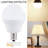 60 Watt LED Non-Dimmable Light Bulb E12/Candelabra