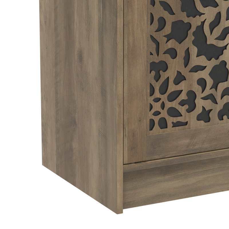 Garde-manger 4 portes Arrastia, Brun