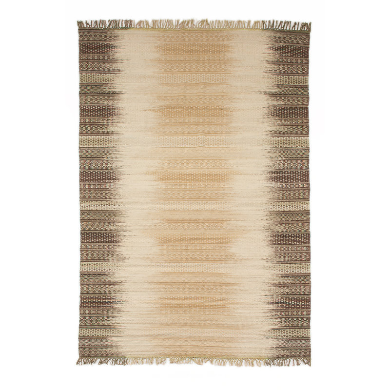 Chiu Abstract Wool Hand Woven Area Rug, Rectangle 200 x 290cm