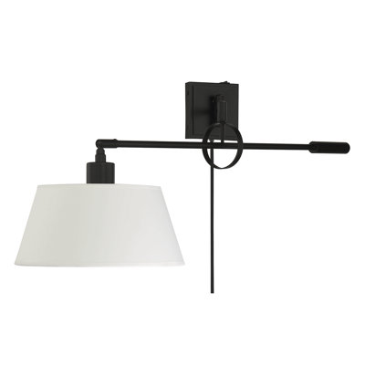 Applique murale réglable 1 lumière Judd en noir mat