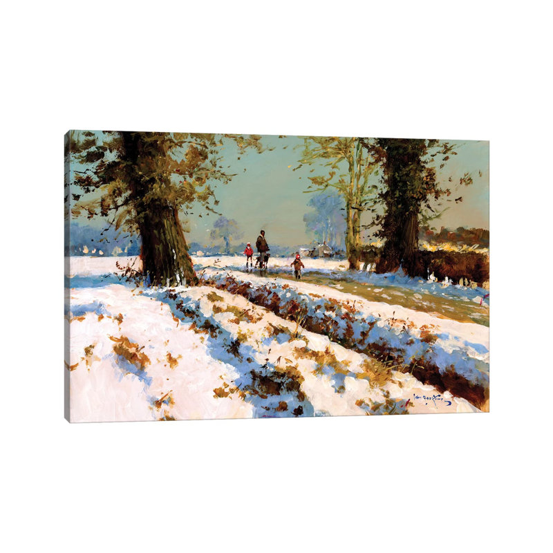 Afternoon Snow by John Haskins - Wrapped Canvas Gallery-Wrapped Canvas Giclée, 45.72cm H x 66.04cm W