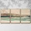 «Layered Horizon I» - Toile encadrée à pièces multiples - 2883203C-348454602-348454614