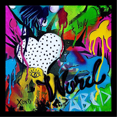 « say the word », impression encadrée