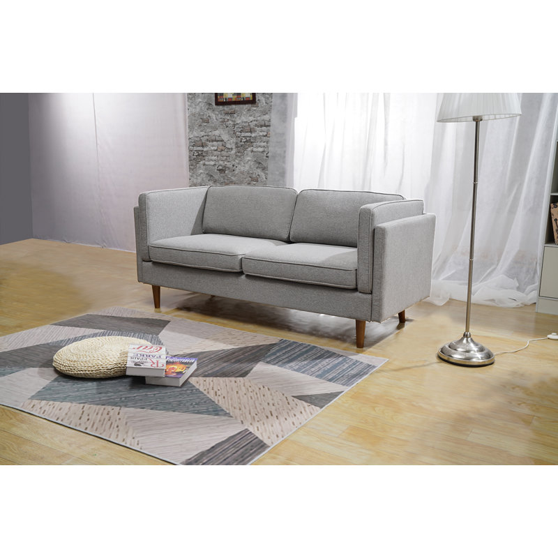Canapé Atley, Tissu gris