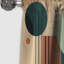 Rideau occultant orange et vert Mid Century Momentum IV - Mid-Century-1767519012