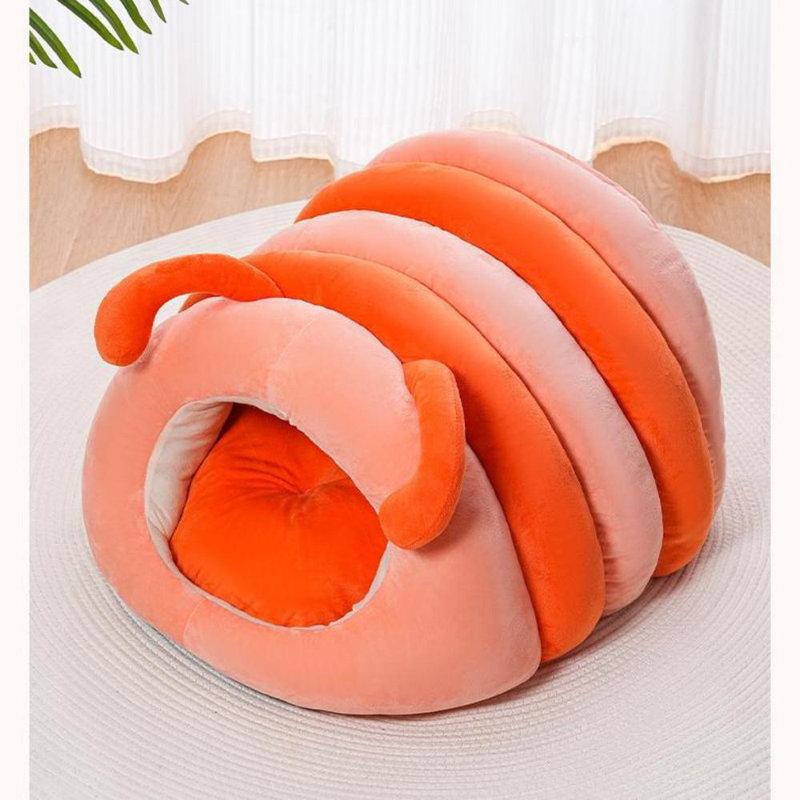 Mignon nid chaud et lavable pour chenille, Taille moyenne: L 11,81 po x l 19,69 po, Orange