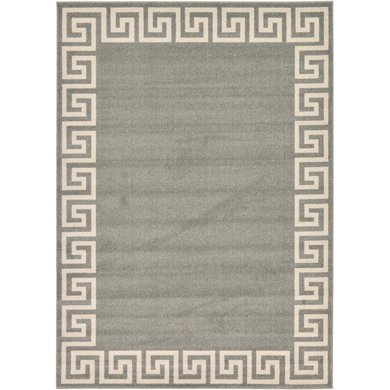 Balabak Geometric Indoor Rug, Rectangle 7'1" x 10'