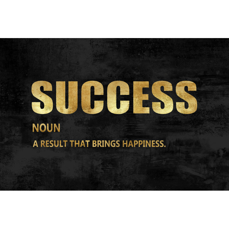 " Success Gold " by Jamie MacDowell, 8" H x 12" W x 1.25" D