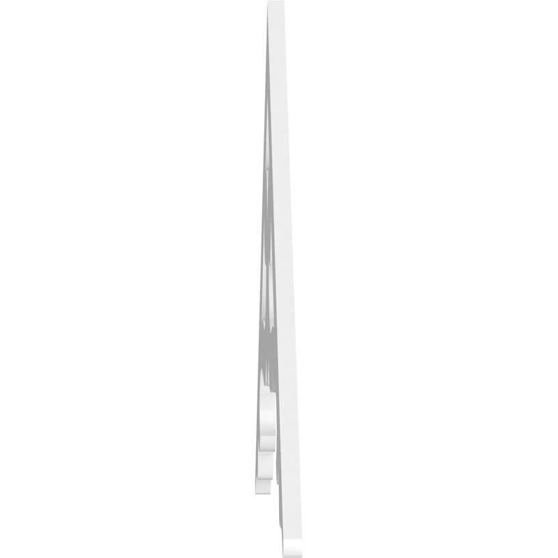 Pignon en PVC de qualité architecturale Brontes, H 32,5 po x l 60 po x P 1 po, 12 / 12