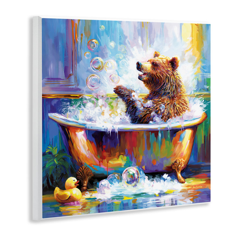  «Happy Bear in Bathaign» par Leon Devenice
