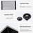 23-Inch Gunmetal Black Kitchen Sink, 16 Gauge T304 Nano Stainless Steel Undermount, 10-Inch Deep, R10 Rounded Corners, Coating For Condensation, 3Mm Rubber Pad, With Drying Rack And Pack Clips 23"