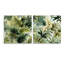 Motif de lignes tropicales tropicales - ensemble d'art mural acrylique sur verre bord de mer tropical-103922131