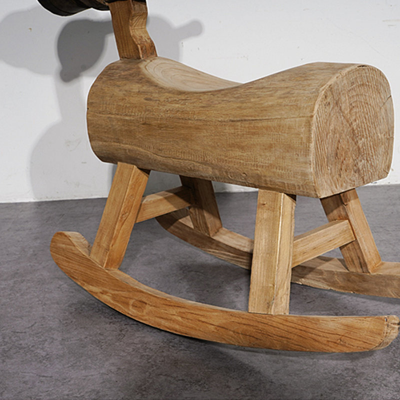 Chaise berçante Elm Horse