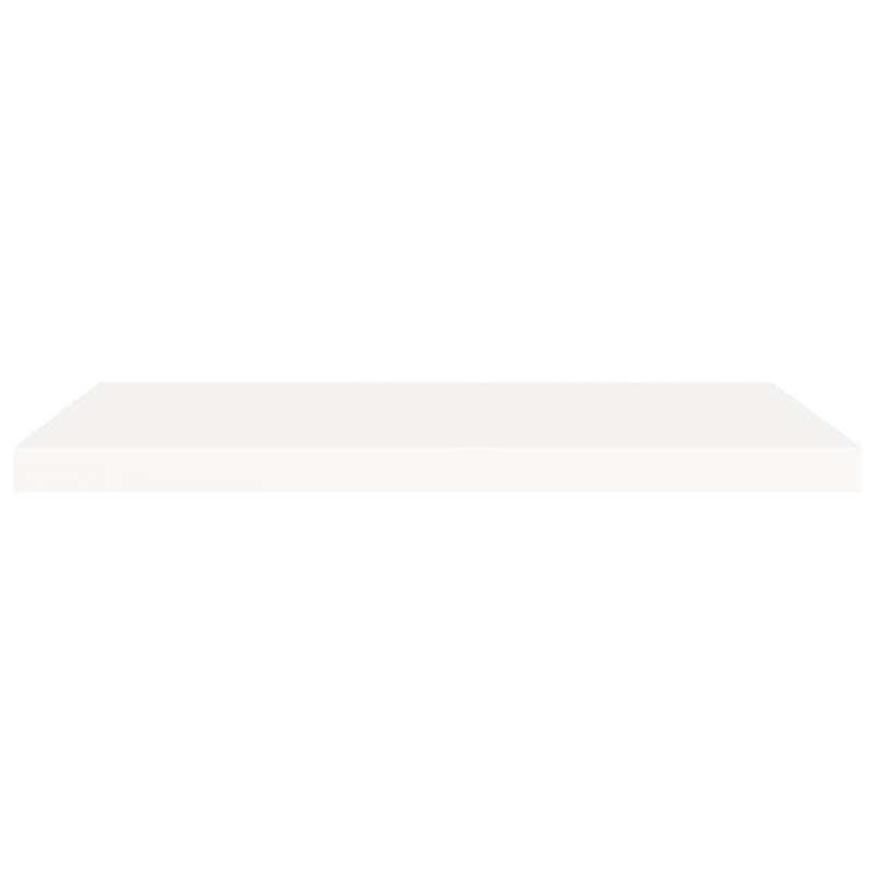 Jaiyah 4 Piece Floating Shelf, 3.8 cm H x 80 cm W x 23.5 cm D, White