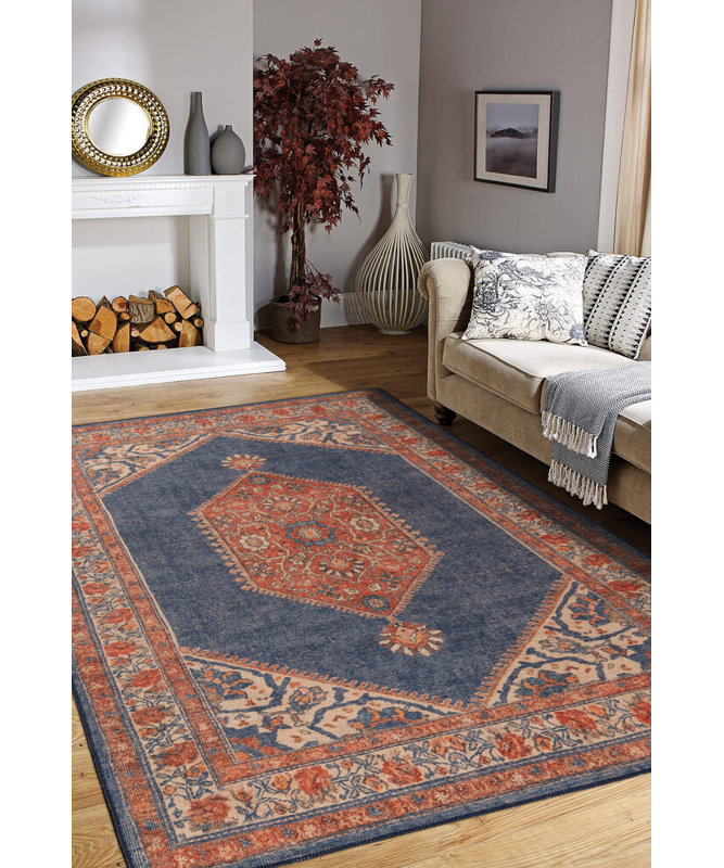Caretta Chenille Moroccan Indoor / Outdoor Rug, Rectangle 3'8" x 5'3"