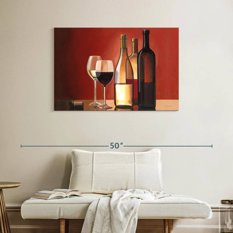 Yarlin Wine Trio, 26" H x 39" W